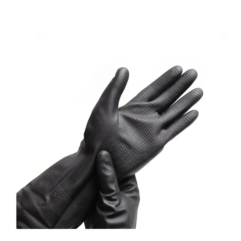 KRATING ถุงมือยางธรรมชาติ สีดำ กลาง M - Image 6