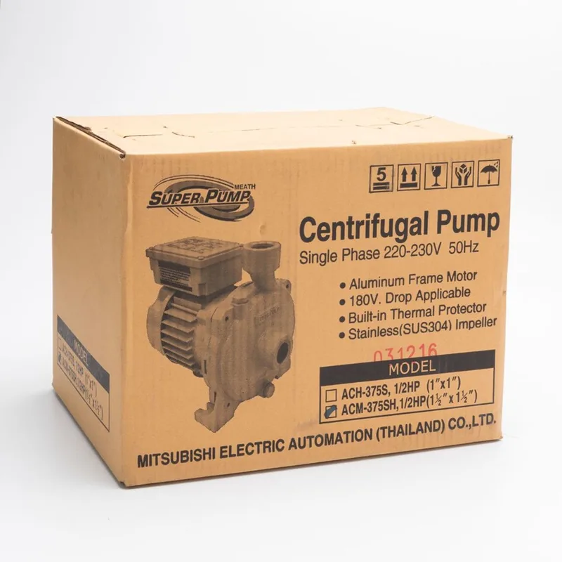 MITSUBISHI ACM-375SH ปั๊มหอยโข่ง 1/2HP 1เฟส - Image 7