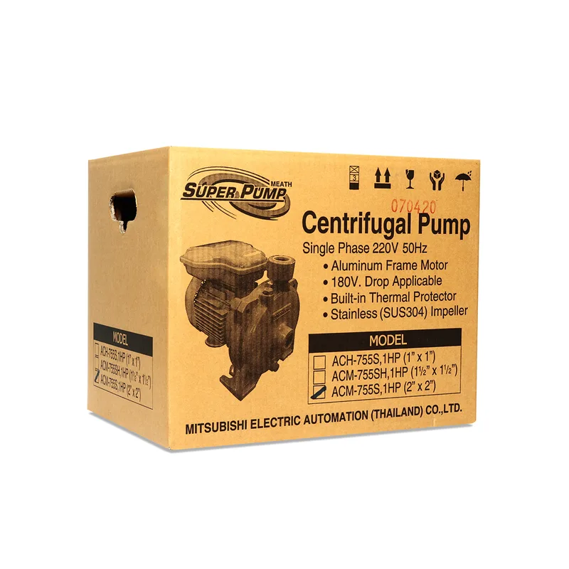 MITSUBISHI ACM-755S ปั๊มหอยโข่ง 1HP 1เฟส - Image 5