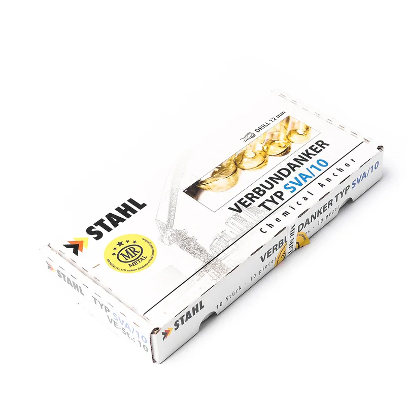 MR METAL พุกเคมีแบบปั่น M10 (10 อัน/กล่อง) รุ่น SVA-VE-10 - Image 4