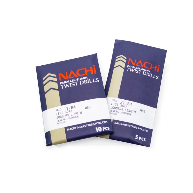 NACHI ดอกสว่านเจาะเหล็ก สีเงิน ขนาด 3/16" รุ่น L501A - Image 4