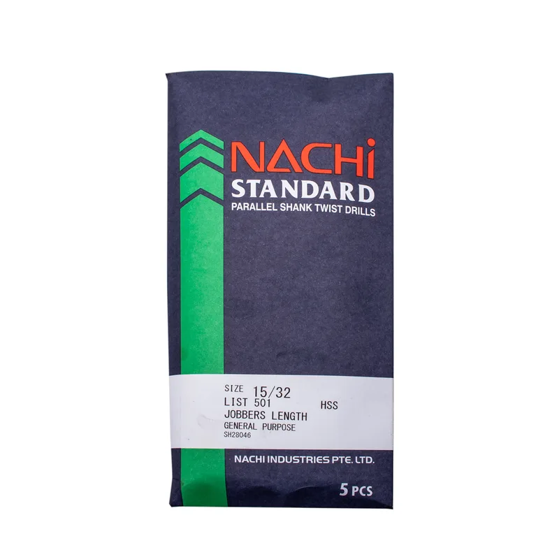 NACHI ดอกสว่านเจาะเหล็ก สีดำ ขนาด 15/32" รุ่น L501 - Image 4