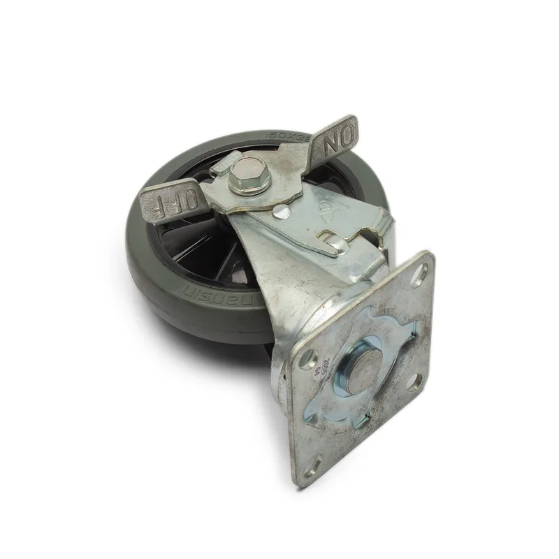 NANSIN STC 150NRB S-2ล้อยางเทาแป้นเบรค 150 มม. (6") - Image 2