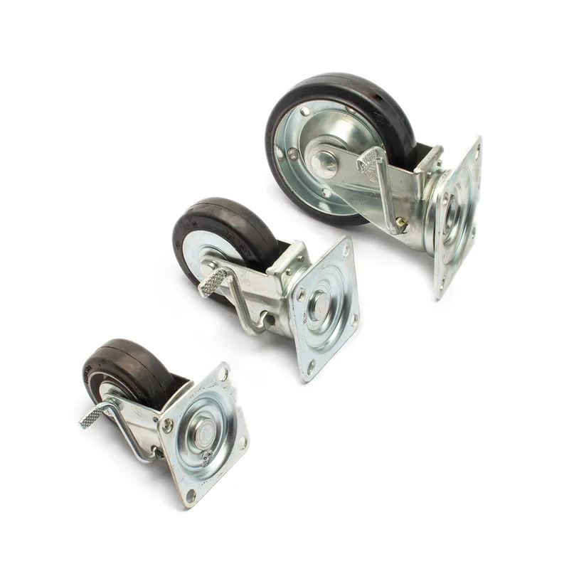 NANSIN STM75VA W-3R ล้อยางดำแป้นเบรค 75 มม. 2.9" - Image 3