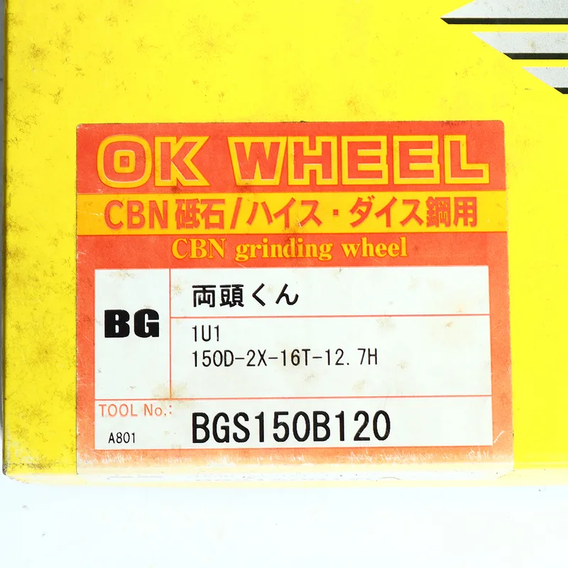 OKAZAKI หิน CBN สำหรับเหล็กและ HSS ขนาด 6" - Image 3