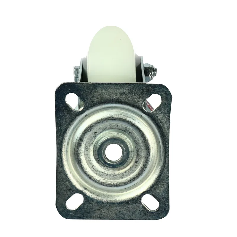 PAREO ลูกล้อไนล่อนขาเหล็กชุบซิงค์ แป้นหมุน 80 มม. (3 นิ้ว) รับน้ำหนักได้ 100 กก. - Image 3