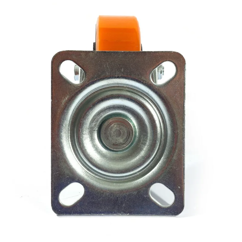 PAREO ลูกล้อโพลียูรีเทนแกนเหล็กหล่อ แป้นหมุน 80 มม. (3 นิ้ว) รับน้ำหนักได้ 100 กก. - Image 3