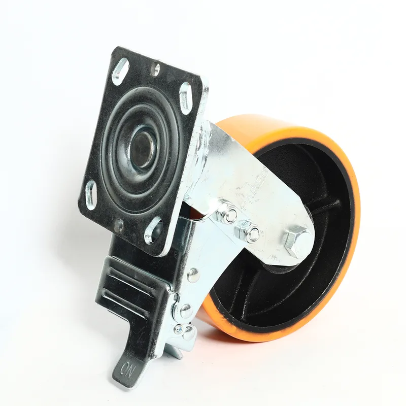 PAREO ล้อโพลียูรีเทน รุ่น MAX แป้นเบรค 150 มม. (6 นิ้ว) รับน้ำหนักได้ 400-450 กก. - Image 3