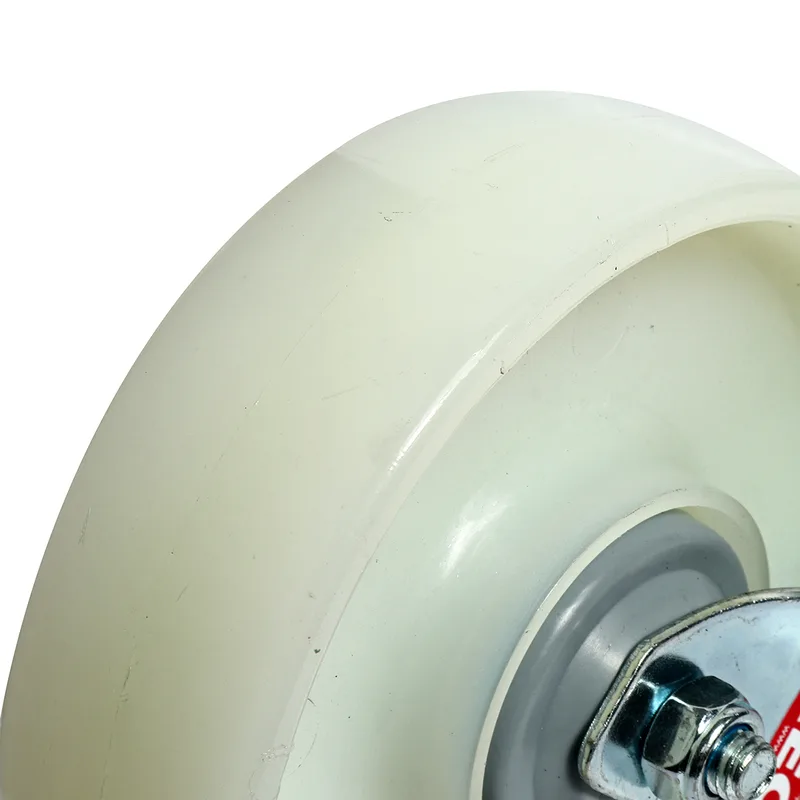 PAREO ลูกล้อไนล่อนขาเหล็กชุบซิงค์ สกรูหมุน 125 มม. (5 นิ้ว) รับน้ำหนักได้ 150 กก. - Image 3