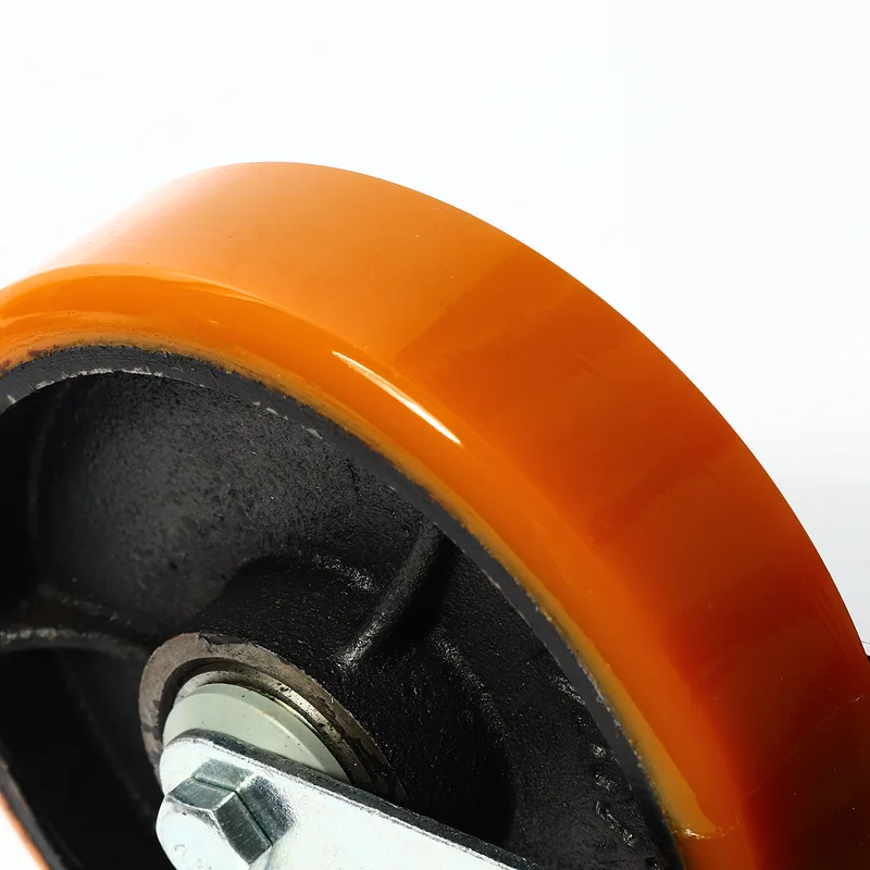 PAREO ลูกล้อโพลียูรีเทนแกนเหล็กหล่อ สกรูหมุน 125 มม. (5 นิ้ว) รับน้ำหนักได้ 150 กก. - Image 3