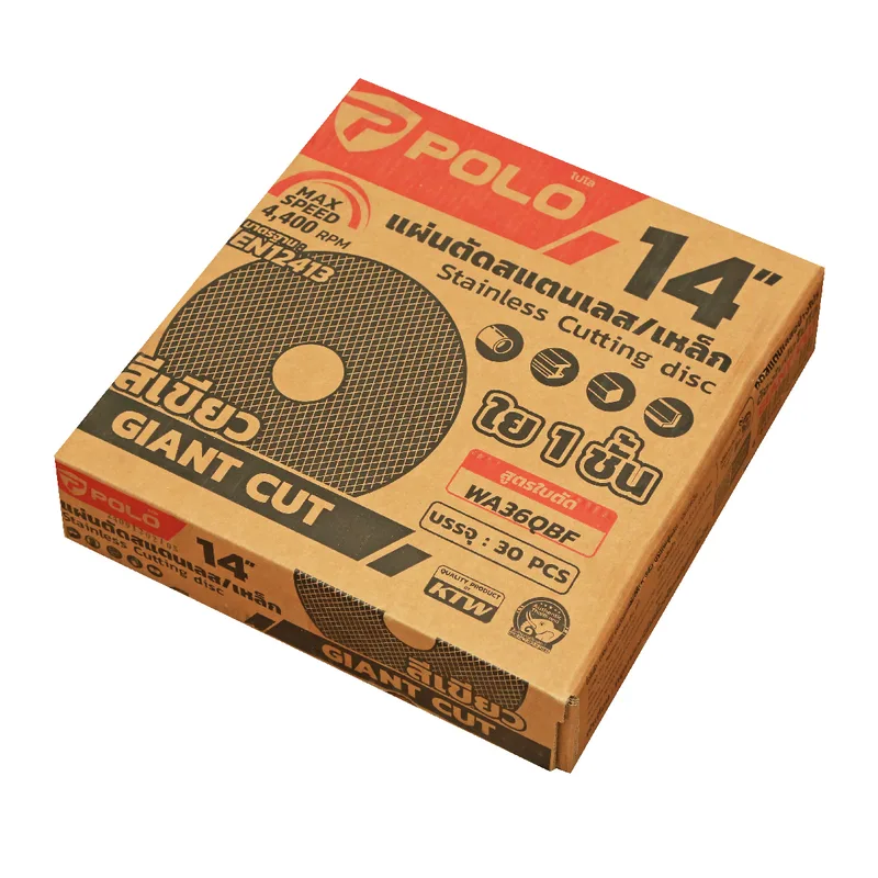 POLO GIANT CUT แผ่นตัดสแตนเลส 14"X2.5 มม. เขียว - Image 8