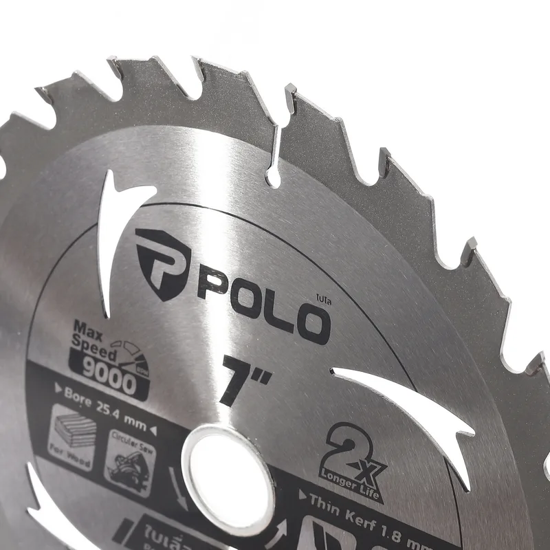 POLO ใบเลื่อยวงเดือน 7" (184 MM) X 24T - Image 4