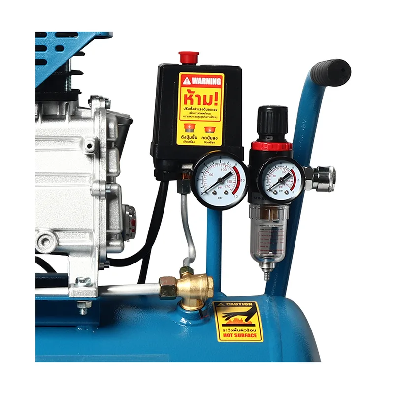 POLO ปั๊มลมขับตรง 3HP ถัง 24L รุ่น BM2024BLUE - Image 3