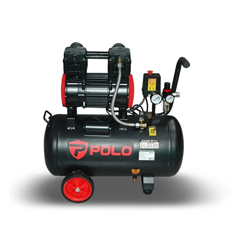 POLO ปั๊มลมออยล์ฟรี 1.5HP(4P) 50L รุ่น D11001-50 - Image 3