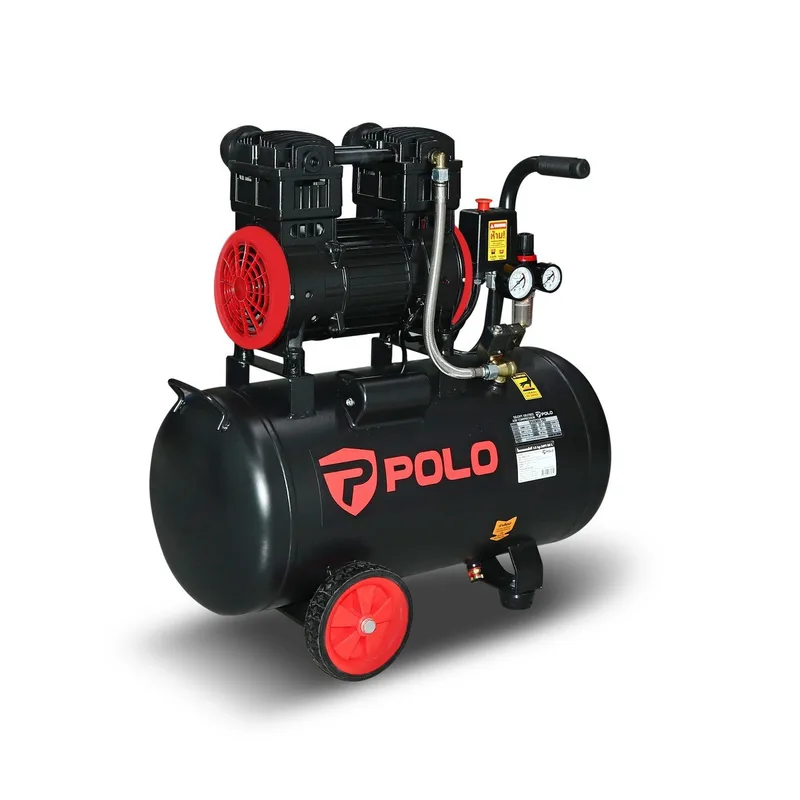 POLO ปั๊มลมออยล์ฟรี 1.5HP(4P) 50L รุ่น D11001-50