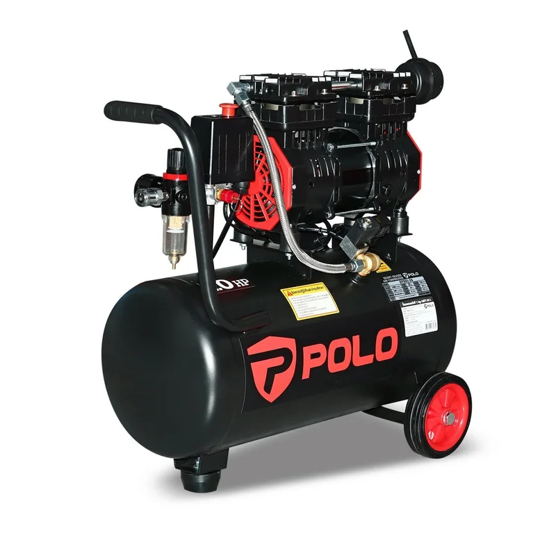 POLO ปั๊มลมออยล์ฟรี 1HP(4P) 24L รุ่น D7501-24