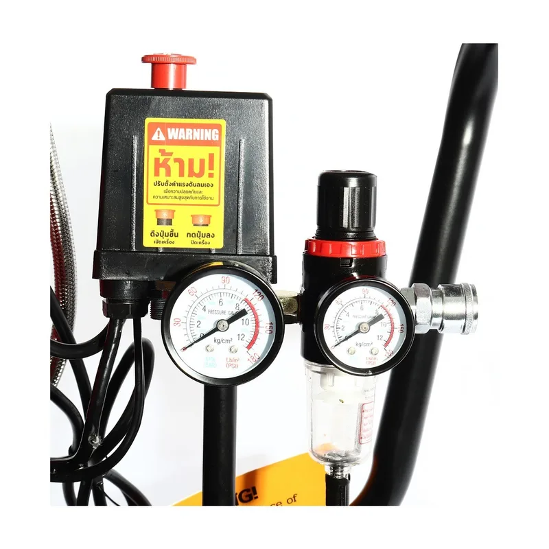 POLO ปั๊มลมออยล์ฟรี 1HP(4P) 50L รุ่น D7501-50 - Image 4