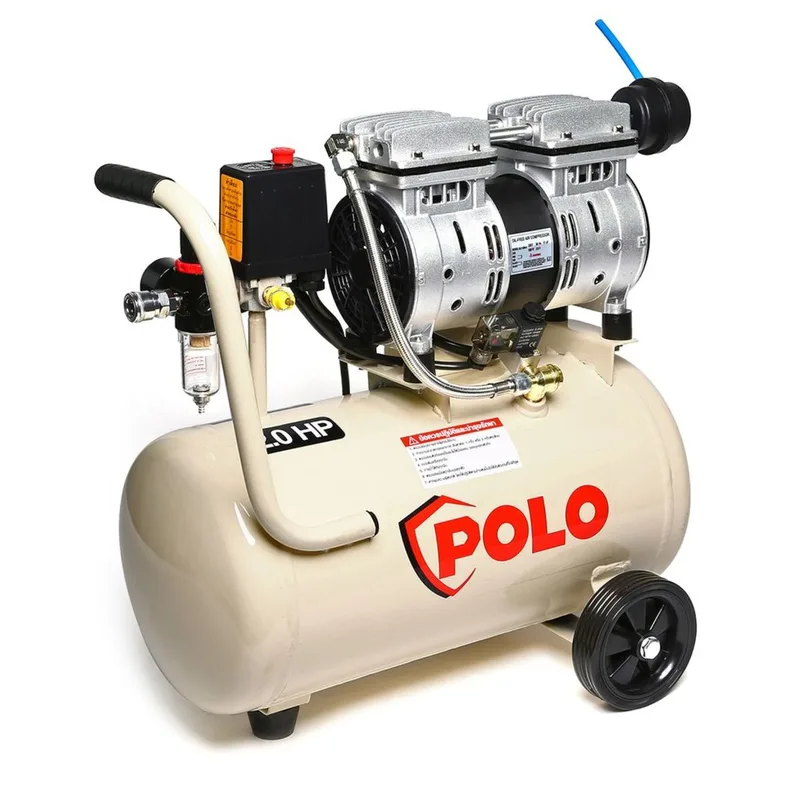 POLO ปั๊มลมออยล์ฟรี 0.75HP - 24L รุ่น OFS5501-24 - Image 3