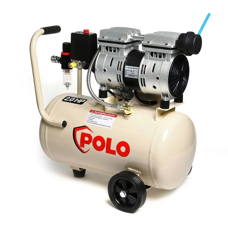 POLO ปั๊มลมออยล์ฟรี 0.75HP - 24L รุ่น OFS5501-24 - Image 4