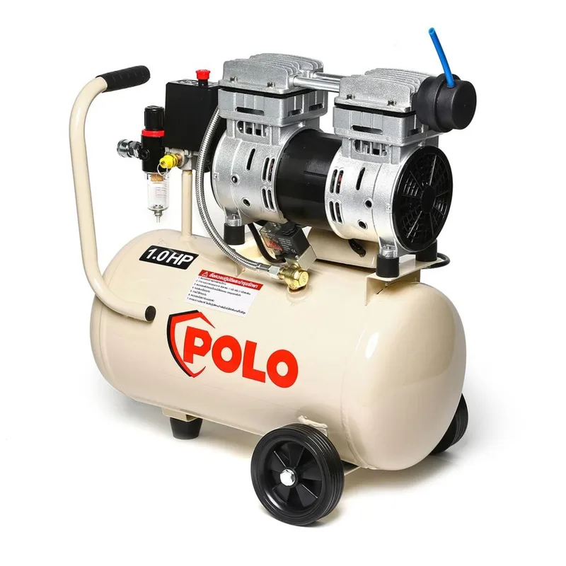 POLO ปั๊มลมออยล์ฟรี 1.0HP 24L รุ่น OFS7501-24 - Image 2