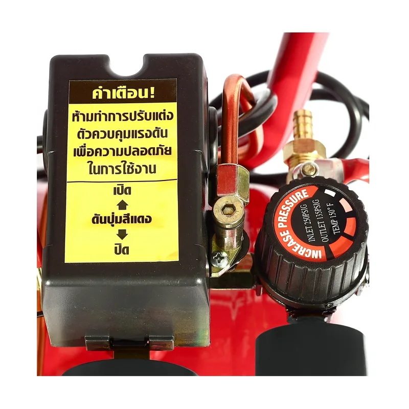 POLO ปั๊มลม 3 HP 1 เฟส 220V 24L รุ่น SGBM9031 - Image 8
