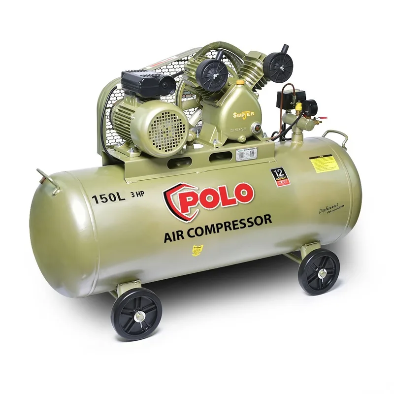 POLO ปั๊มลมขับสายพาน 3HP 150L-1PH รุ่น SGJ-2070-150