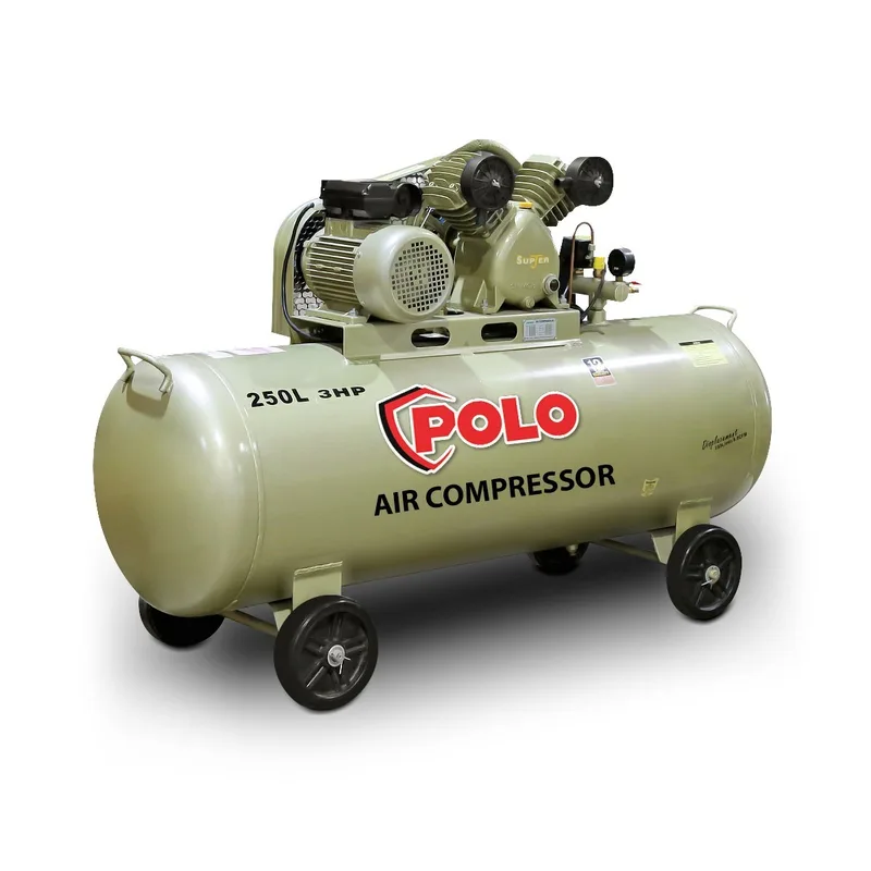 POLO ปั๊มลมขับสายพาน 3HP 250L-1PH รุ่น SGJ-2070-250