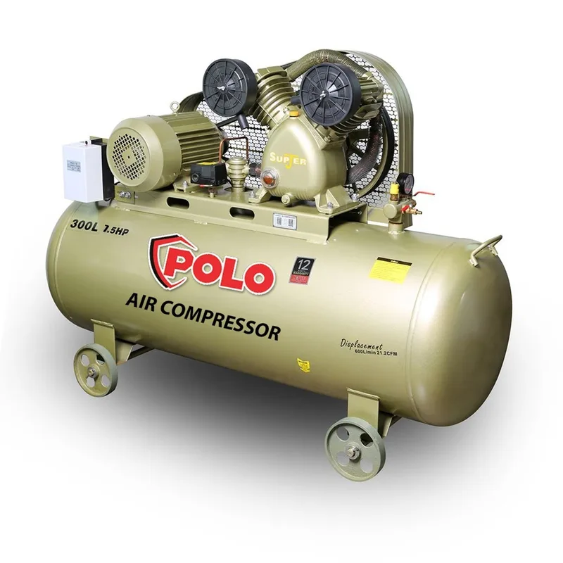 POLO ปั๊มลมขับสายพาน 7.5HP300L-3PH รุ่น SGJ-2090A300 - Image 2
