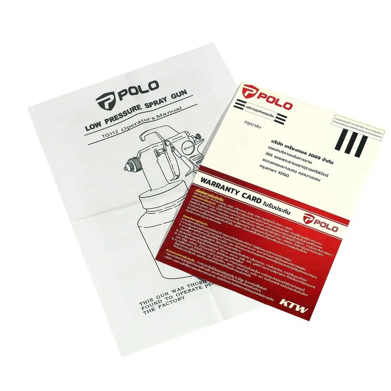 POLO กาพ่นสี 1000 CC (รุ่นลมผ่านตลอด) รุ่น TG112 - Image 7