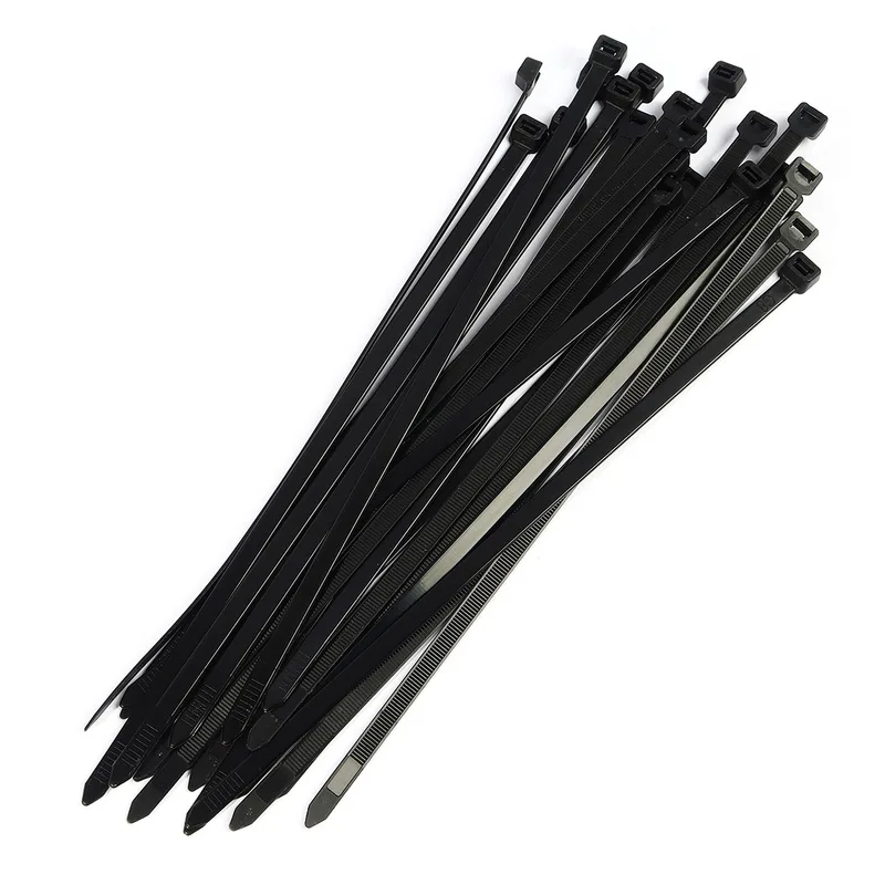 POLO เคเบิ้ลไทร์ 12"ดำ 7.6 (100PC/PA) รุ่น PL-300HDB