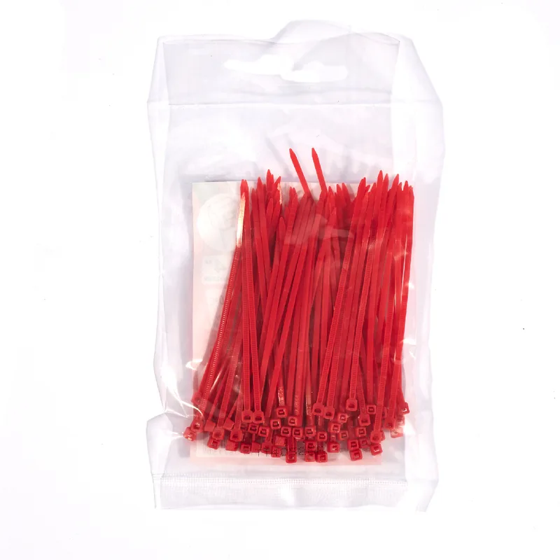 POLO เคเบิ้ลไทร์แดง 4" (100PC/PA) รุ่น PL-100MRD - Image 3