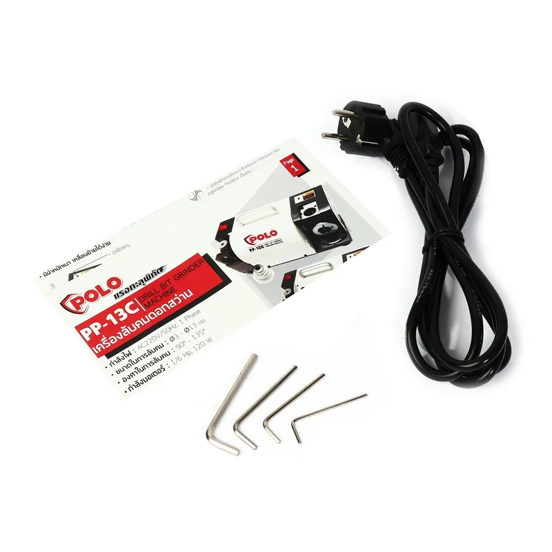 POLO เครื่องลับดอกสว่าน Ø3 มม~Ø13 มม รุ่น PP-13C - Image 6