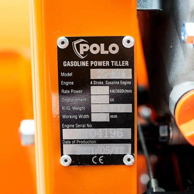 POLO เครื่องพรวนดินเบนซิน 2 เพลา NEW รุ่น 2G-82W - Image 4