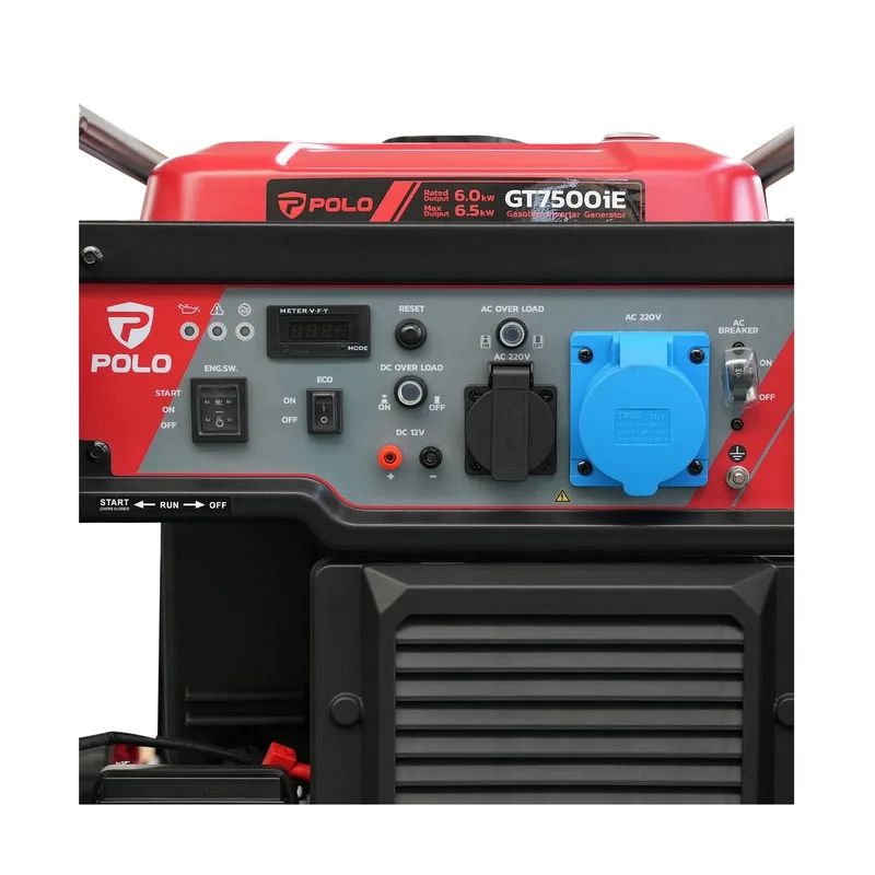 POLO เครื่องปั่นไฟอินเวอร์เตอร์ 6.5KW รุ่น GT7500IE - Image 4
