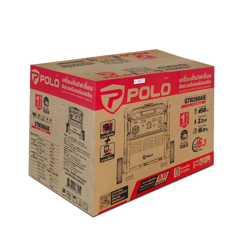 POLO ปั่นไฟเชื่อมอินเวอร์เตอร์ 260A รุ่น GTW260AIE - Image 5