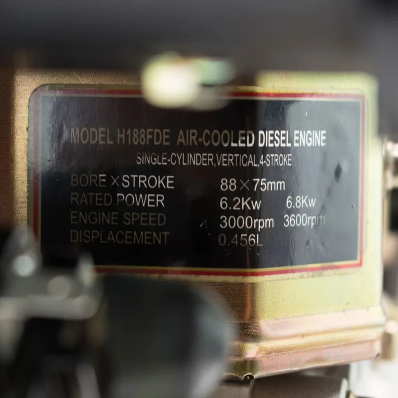 POLO เครื่องยนต์ดีเซล 11HP (ไฟฟ้า) รุ่น H188FDE - Image 4