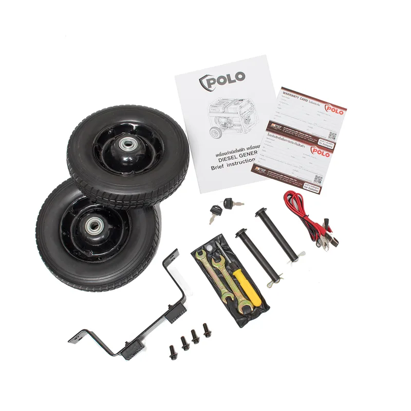 POLO เครื่องปั่นไฟ ดีเซล 6.5 KW รุ่น PD8500CE - Image 5