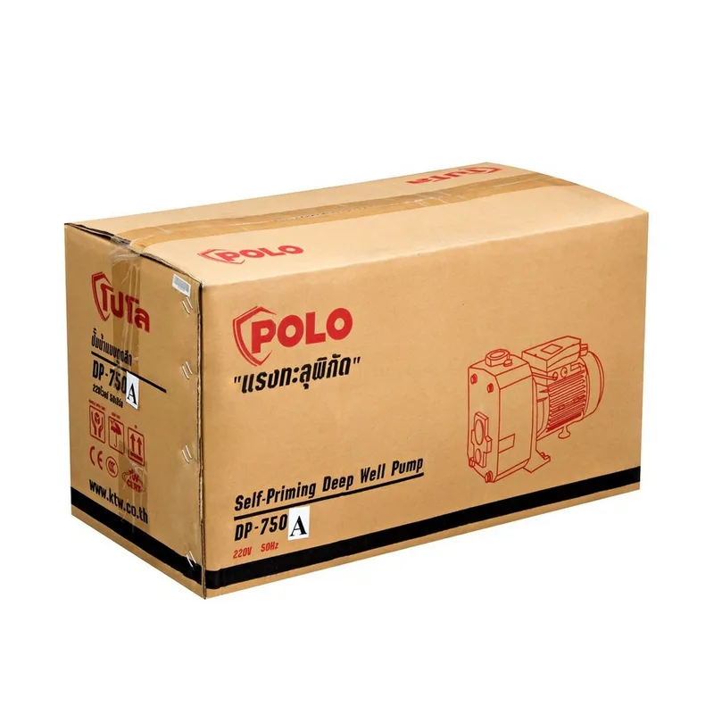 POLO ปั๊มบาดาล เจ็ทคู่ 2 HP รุ่น DP-750A - Image 7