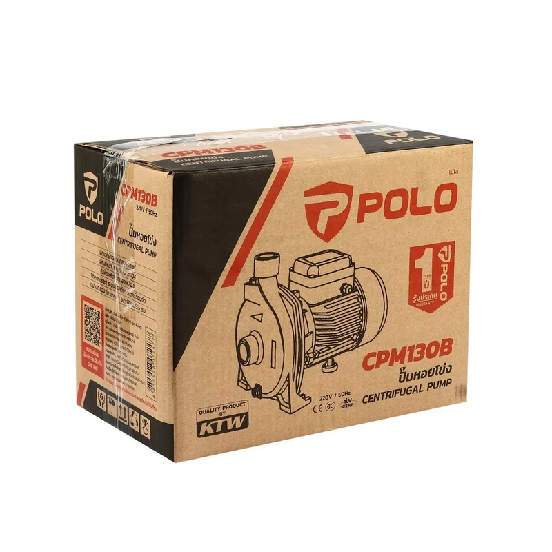 POLO ปั๊มหอยโข่ง 0.5HP 1" รุ่น CPM-130B - Image 9