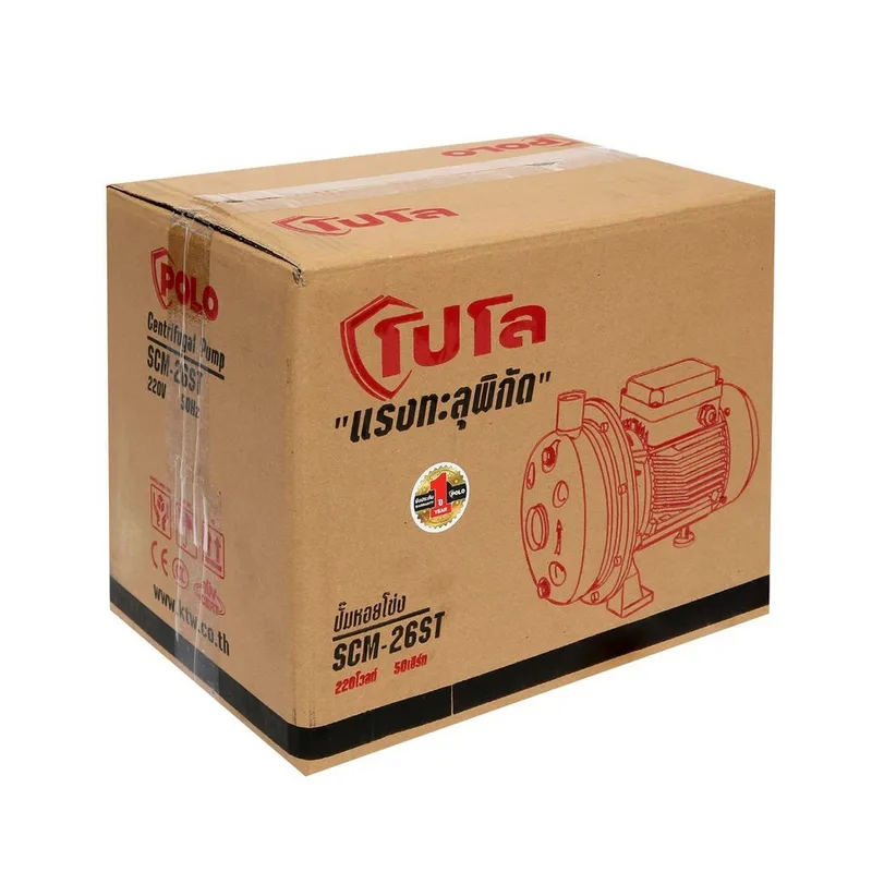 POLO ปั๊มสแตนเลส 1HP 1-1/4" X 1" รุ่น SCM-26ST - Image 6