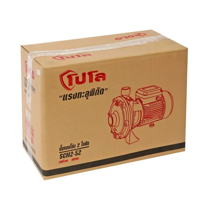 POLO ปั๊มน้ำ 2 ใบพัด 1.5HP 1-1/4" X 1" รุ่น SCM2-52 - Image 6