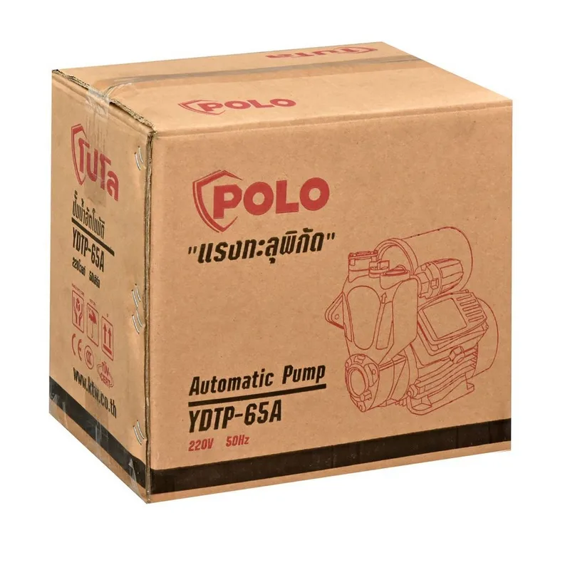 POLO ปั๊มอัตโนมัติ 0.5 HP รุ่น YDTP-65A - Image 6