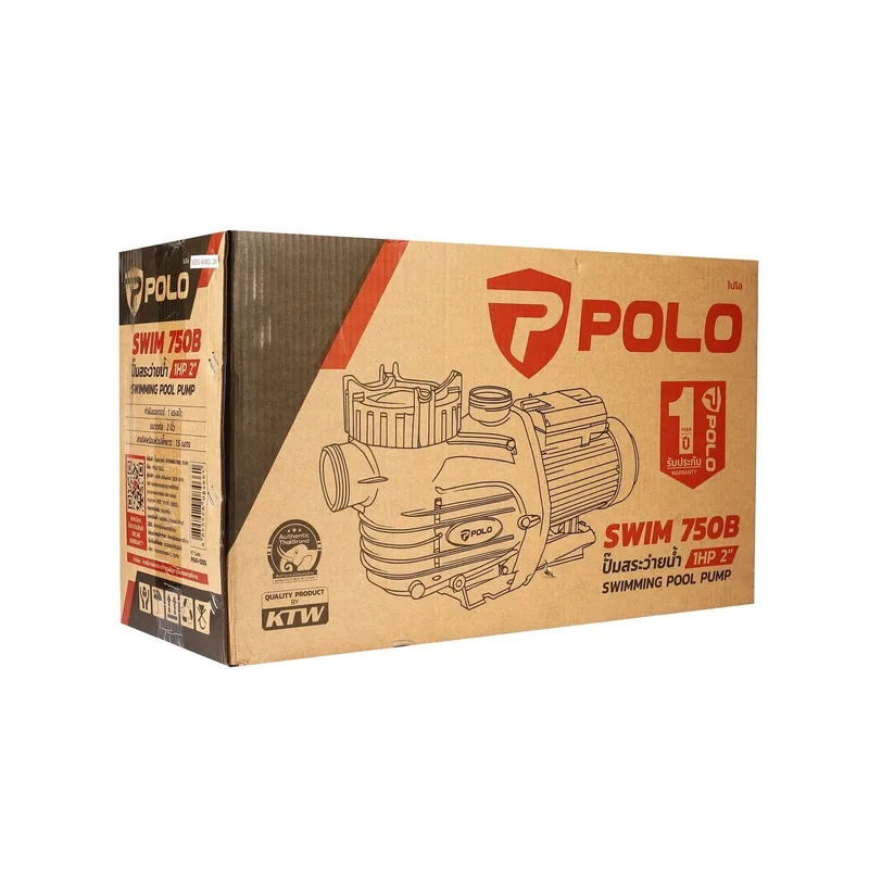 POLO ปั๊มสระว่ายน้ำ 1HP 2" รุ่น SWIM 750B - Image 10