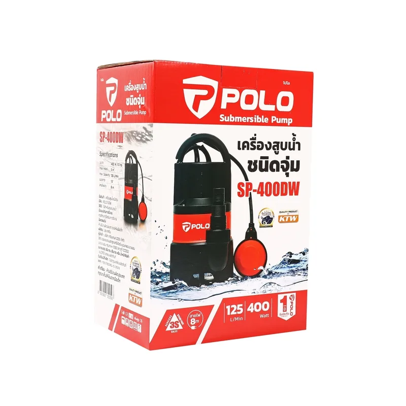 POLO ปั๊มจุ่ม (น้ำเสีย) รุ่น SP-400DW - Image 9