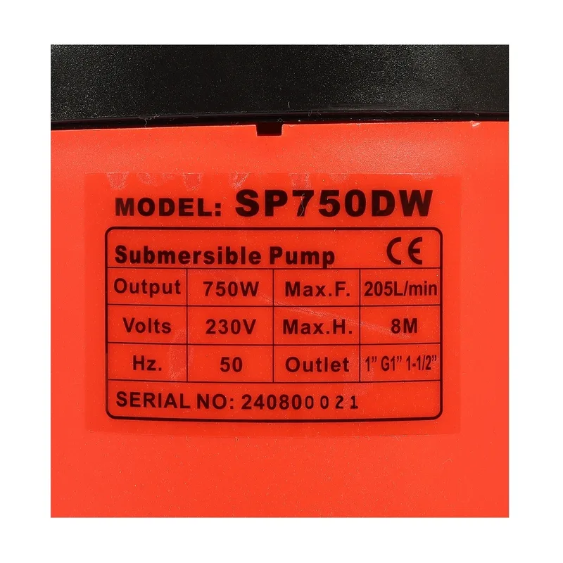 POLO ปั๊มจุ่ม (น้ำเสีย) รุ่น SP-750DW - Image 7