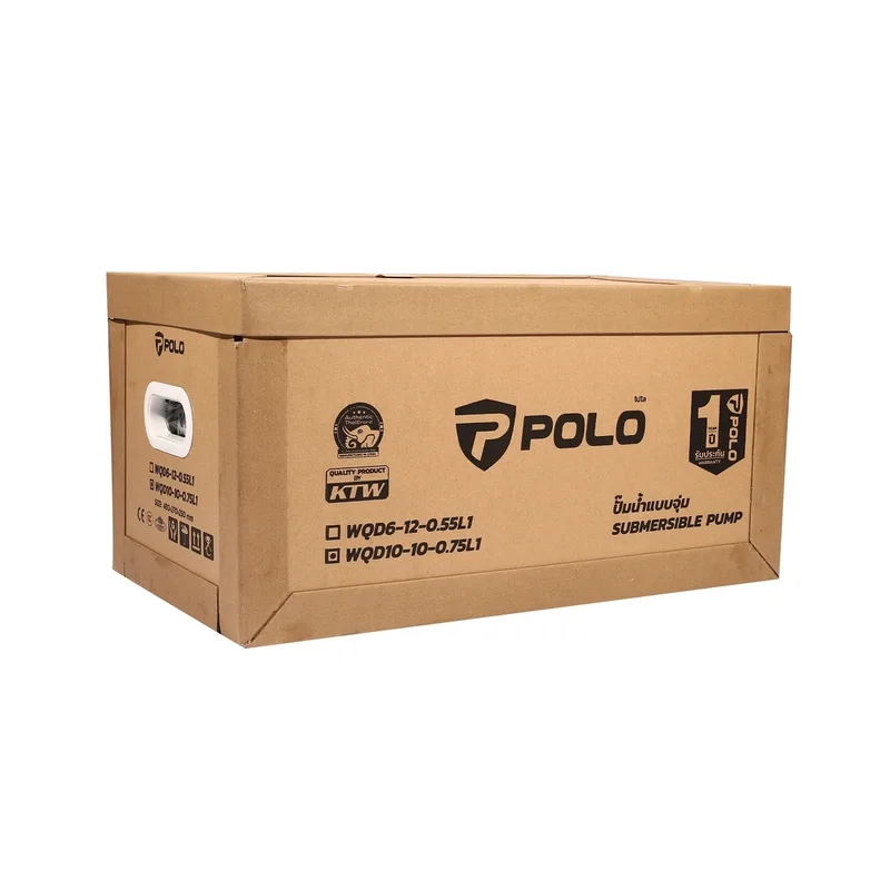 POLO ปั๊มจุ่มน้ำเสีย 1HP / 2" รุ่น WQD10-10-0.75L - Image 10