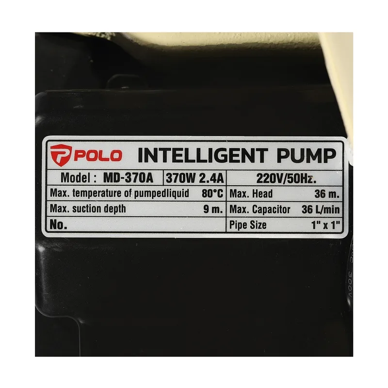POLO ปั๊มน้ำอัจฉริยะ ระบบดิจิตอล 370W รุ่น MD-370A - Image 7
