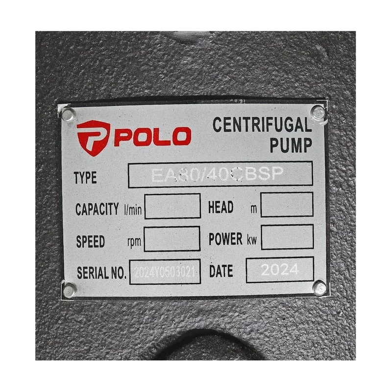 POLO ปั๊มเพลาลอย GRAND PACKING รุ่น EA80/40 - Image 8