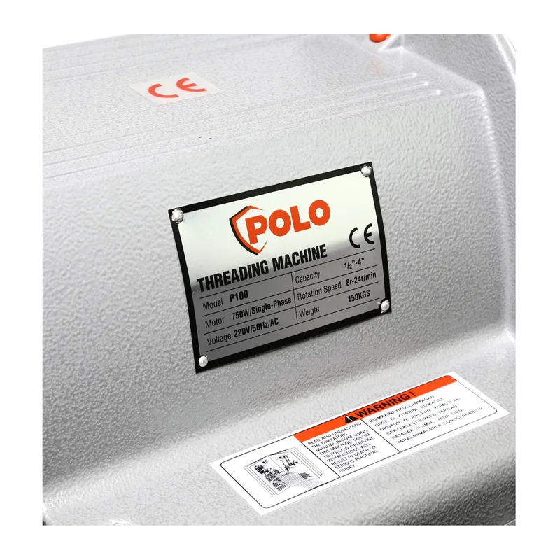 POLO ต๊าปเกลียวไฟฟ้า 4" / 750W / BSPT รุ่น P100 - Image 3