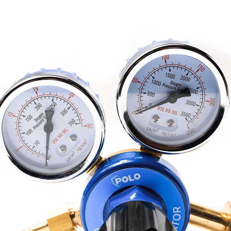 POLO เกจ์ออกซิเจน O2 OXYGEN (อลูมิเนียม) รุ่น OR-58 - Image 5